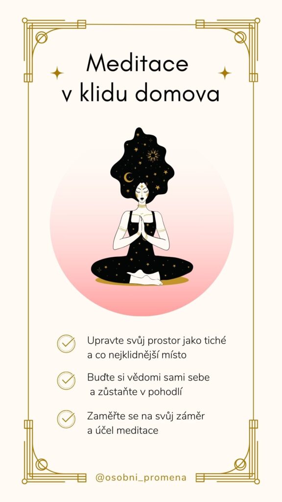 obrázek meditace a co je pro to dobré udělat